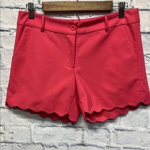 Jade by Melody Tam Pink Scalloped Shorts